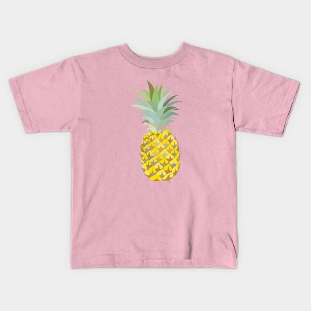 pineapple Kids T-Shirt by daidai